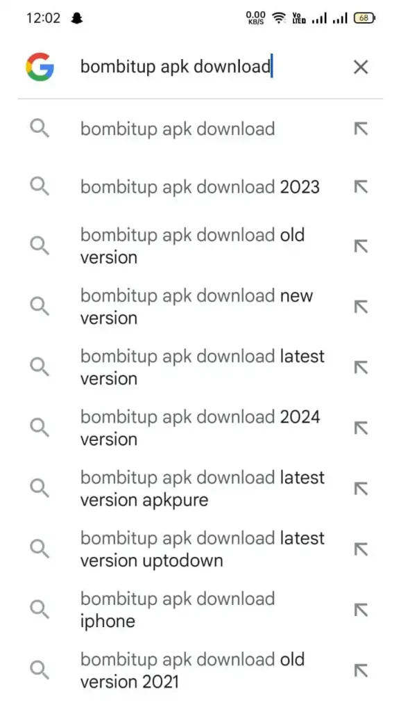 Bombitup app
